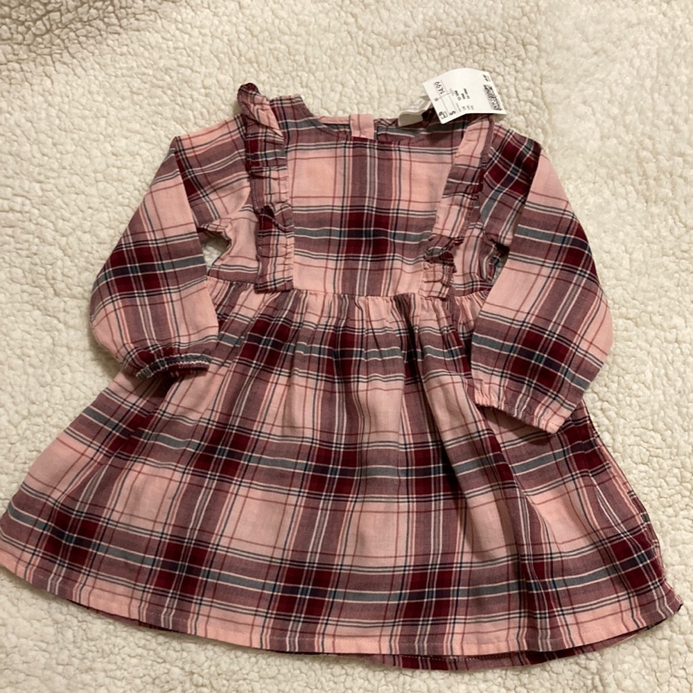 Plaid Dress size 12-18M